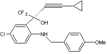 (S)-5-chloro-α-(Cyclopropylacetenyl)-2-[((4-methoxyphenyl)methyl)amino]-α-(Trifl